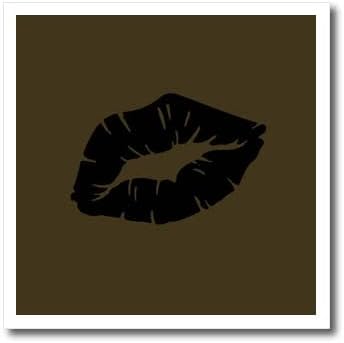 3drose bela batom preto beijo isolado romance gótico - ferro em transferências de calor