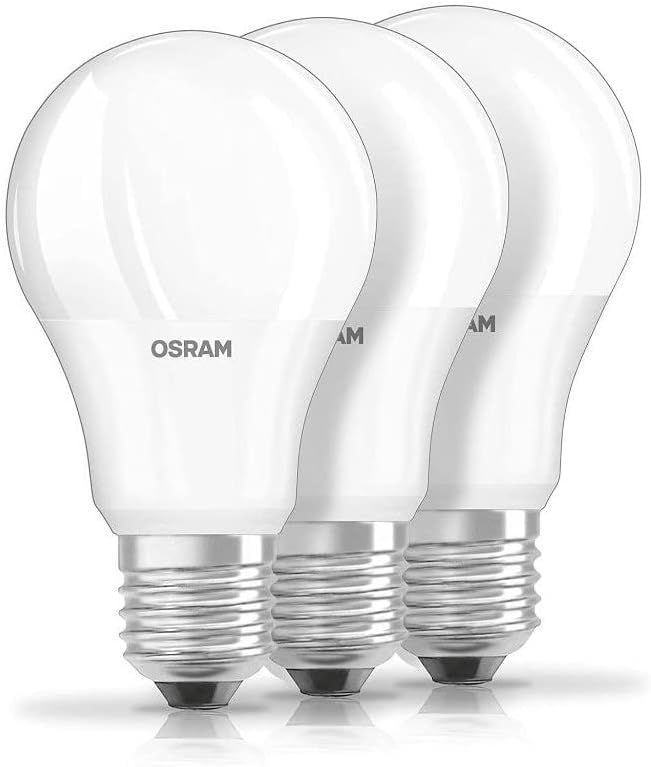 Lâmpada LED de Osram/E27 Base/Branco quente/substitui 60 W Bulbos incandescentes/8,50 W/Base Frosted/LED Classic A, pacote