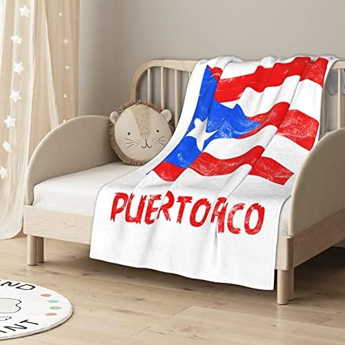 QG ZZX Puerto Rico Bandle Baby Blanket para meninos Meninas Corrente de carrinho de carrinho