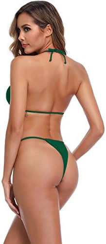 Xunyu Bikini Conjunto Bandagem Solid Brasilian Swimwear Duas peças Terno de banho acolchoado de maiô de maiô