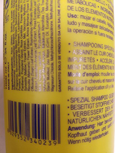 Shampoo de compensação da UNA para perda de cabelo de 1000 ml de venda!