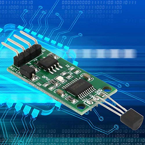 Módulo de sensor, módulo serial portátil RS485 TTL DS18B20 Controle remoto multiuso pequeno para a indústria