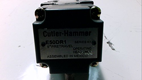 Cutler Hammer E50ar1p5 com interruptor P/N E50dr1-Limit E50ar1p5 anexado com número da peça anexada E50DR1