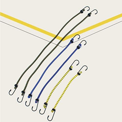 Cabilock 6 PCs/Set Bungee Cords amarrar cordas elásticas cordas elásticas Cordas de cinta para embalagem de bagagem Camping Acessory