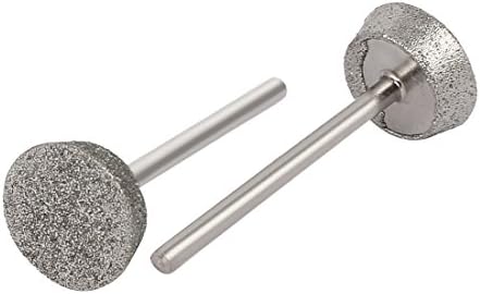 Aexit 3mmx16mm peças de moedor de alimentação de diamante e acessórios revestidos de cone invertido de ponto montado peças de reposição