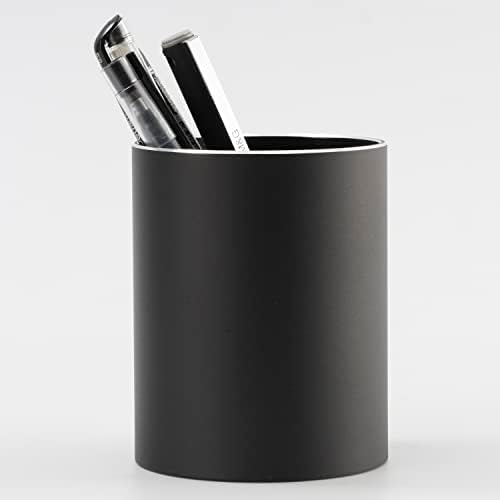 Porta de caneta, portador de caneta à prova d'água de liga de alumínio, desktop simples e moderno minimalista e multifuncional