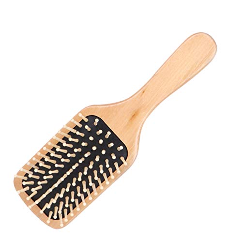 Galpada Mens Hair escova de cabelo massagem de pincel de madeira Praveada de madeira MASSAGEM DE HAIXA EBRIVA DE CABELO DE