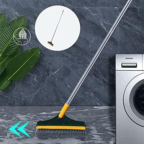 Vassouras de cama, limpeza de escovas de piso, alça longa, ferramenta de banheiro de cozinha elástico esfrega