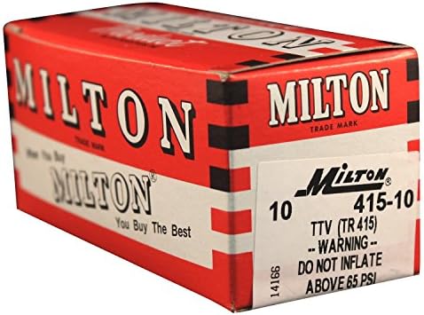 Milton 415-10 1 1/4 Válvula de pneu sem câmara - Caixa de 10