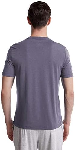 Camisetas masculinas de bambu Camisetas masculinas de manga curta sólida Camiseta V viscose de bambu multipack para