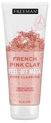 Misturas exóticas Limpe a limpeza de poros de argila rosa francesa Máscara