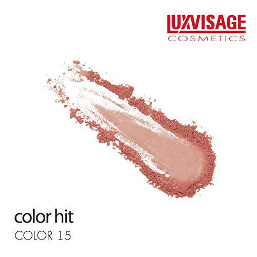 LuxVisage duradão 6 cores Blusher Hit para esculpir o rosto e destacar bochechas para todos os tipos de pele)