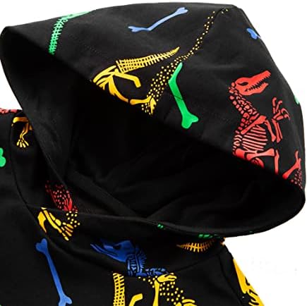Hoodies de dinossauros para crianças tlaenson para meninos pullover de meninas moletom da criança com capuz