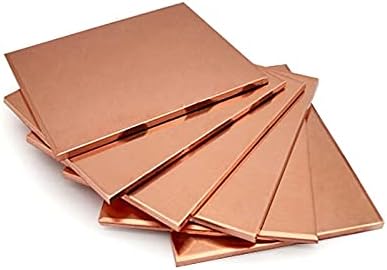 Espessura de 0,8 mm a 4mm * 200 * 200 mm T2 Faixa de cobre Red Capper Pad Capper Foil Plate de cobre Material DIY -