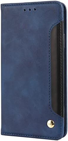 Caixa da carteira Zstviva para iPhone XS Max, acabamento suave Cover de fólio de fólio de couro de luxo de couro luxuoso,