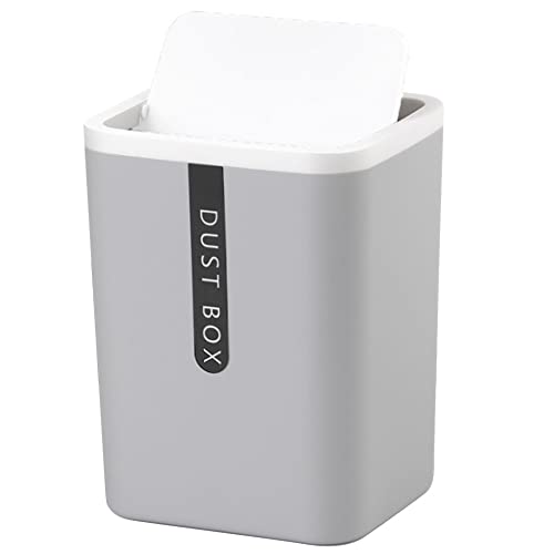 Zalord lixo lata de lixo pode pequeno mini lixo lata de plástico latas de latas de latas de lixo para cozinha