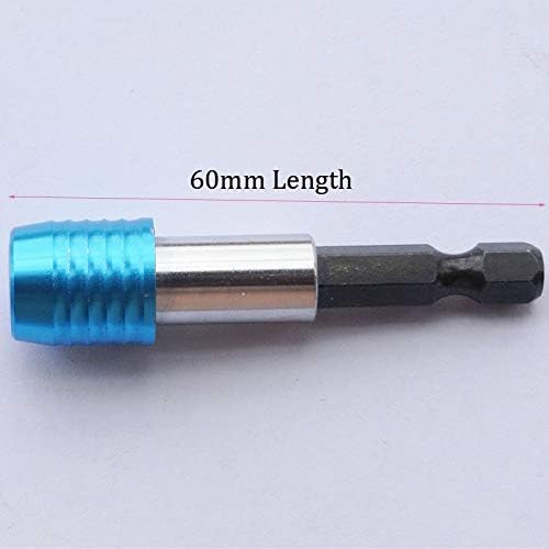 Chave de fenda Liberação rápida Chave de fenda Magnetic Bit Seter 1/4 Helds de broca de comprimento de 60 mm de comprimento com um