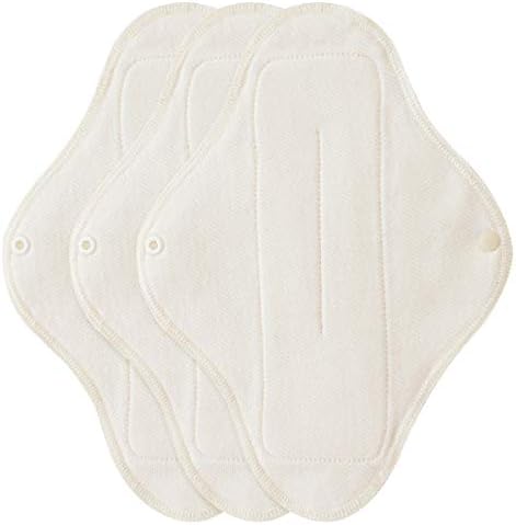 Pense em Eco FDA registrado [Pad Pad 3P do tipo impresso] almofadas de algodão reutilizável orgânico, almofadas menstruais, guardanapos