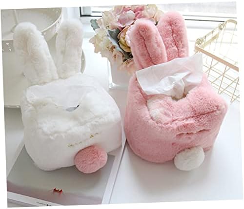 Zerodeko Box Natividade decoração de escritório decoração de coelho decoração de coelho de papel higiênico suporte de papel