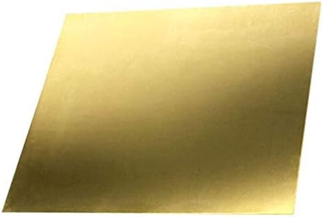Folha de latão Huilun Folha de cobre Placa de metal espessura -largura: 300 mm Comprimento: placas de latão de 300 mm