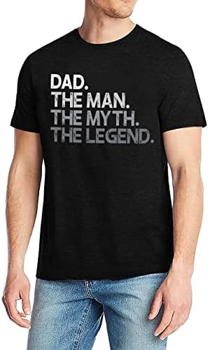 Pai masculino camisetas o homem O mito da camisa da lenda Presente para o pai dos dias do avô casual Tops