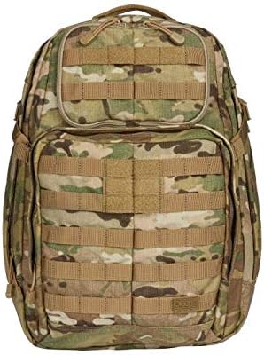 5.11 Mochila Militar Tática Rush24, Molle Bag Rucksack Pack, 37 litros médio, estilo 58601