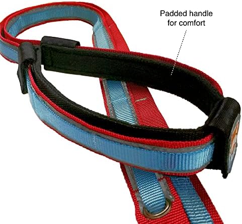 Kurgo 6 em 1 Mãos Free Dog Leash, trela reflexiva do cinto de corrida para cães, crossbody & cintura coleira de cinto, clipe