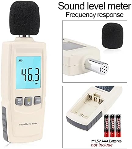 Liujun Ruído Medição do instrumento DB Medidor 30 ~ 130dB Mini Audio Nível de som Decibel Monitor Sensor inteligente diagnóstico-ferramenta