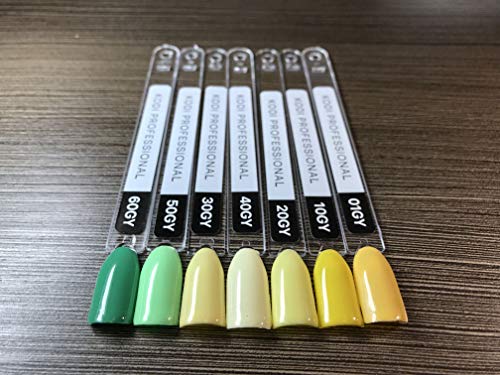 Kodi Professional Green & Yellow Series Gel Polish Color 8ml. Gel LED/UV UNIGELET MOUGA ORIGINAL)