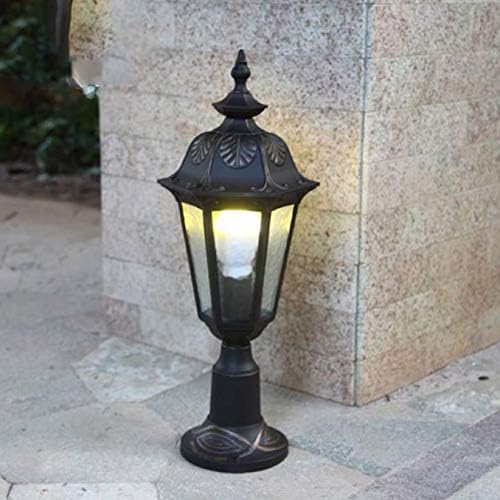 Lâmpada de pilar ao ar livre tbiiexfl, lâmpada de parede Villa Garden Garden Courtyard Landscape Gate Street Post Lamp, Luzes