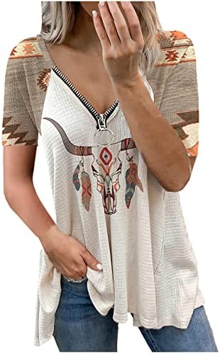 Camiseta de blusa para meninas adolescentes outono de verão roupas de manga curta algodão / pescoço brunch gráfico tee ocidental
