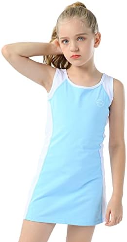 Willit Girls Tennis Golf Dress Roupet Kids Cotton Mleesess Active Sports Vest