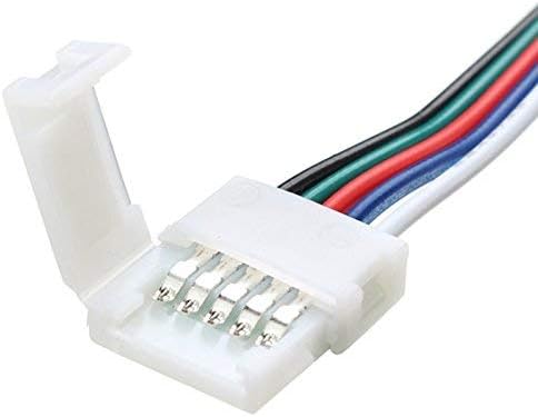 Zuchini 12mm 5 pinos RGBW LIVRES LUZES DE LEDA CONECTOR CONECTOR SOLDERLEDLET para 5050 RGBW/RGBWW