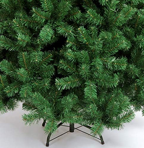 Árvore de Natal Artificial de 6 pés, Spruce Premium Tree de Natal com dobradiças W Stand dobrável de metal, 600 dicas