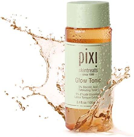 Pixi Beauty Glow Tonic 100ml | Toner de rosto equilibrado | Toner de ácido glicólico para pele radiante | Toner