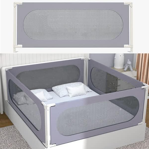AGIMOLI 79 Rail de cama de bebê com segurança Y-sheta extra longa com lençolas gêmeas de tamanho completo da rainha King de