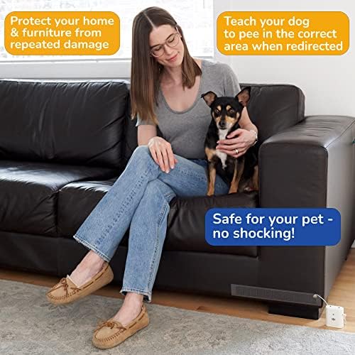 Sprayalert Urina Pet Alarm para cães e gatos - unidade de alarme e sensor extra longo - detecte instantaneamente xixi e marcação