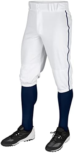 Champro Triple Crown Knicker estilo calça de beisebol juvenil com tubulação lateral/trança