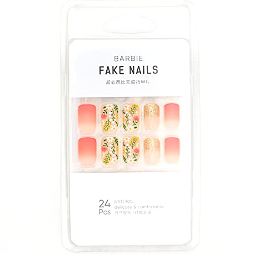 Mad Naked Beauty ™ Press-On Unhas Manicure-At Home Kit, Prairie Lust