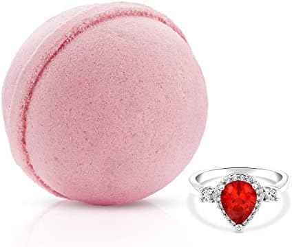 Jóias perfumadas Coleção clássica Cedro de rosas Bomba de banho com anel surpresa dentro