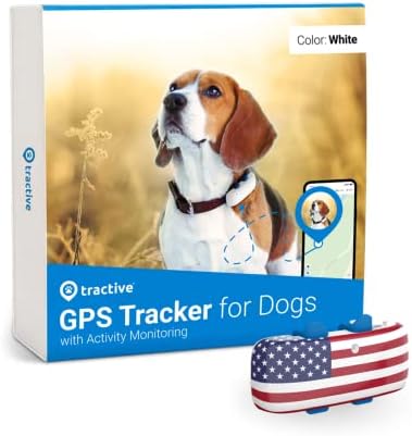 Rastreador de animais de estimação GPS travado para cães - impermeável, localização GPS e rastreador de atividades