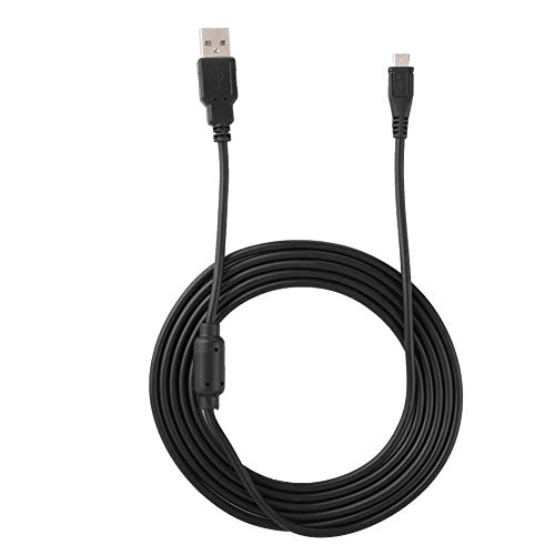 Sujrtkan Cabo micro USB de 1,8m, cabo de cabine de carregador com anel de ímã para PS4 / Slim / Pro Controller gamepad