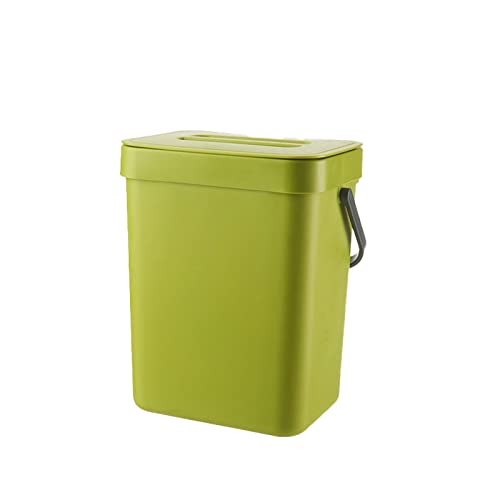 Lixo de abcel lata, lixo pendurado lata, aplicável à lata de lixo de banheiro montada na parede da cozinha, cesta de papel