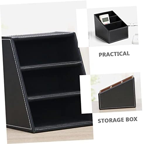 StoBok 2pcs caixas pretas estacionárias multi-organizadors de mesa organizadores de mesa de armazenamento artesanato