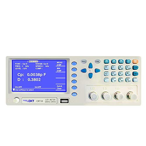 CKT10 Digital LCR medidor 10kHz testador de ESR