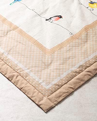 Maison D 'Hermine Birdies em arame de algodão Bobertor Bohemian Bedding Lightweight and Breathable for Couch Sofá Bed Travel