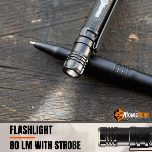 Caneta tática - caneta de defesa automática e caneta de ferramentas múltiplas - caneta de sobrevivência de lanterna
