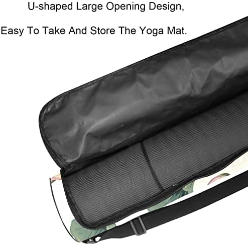 Ratgdn Yoga Mat Bag, Lotuses Padrão Exercício de ioga transportadora de tape