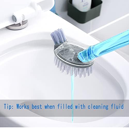 Escova de vaso sanitário e conjunto de suporte, escova de limpeza do banheiro com dispensador de sabão, suporte de escova
