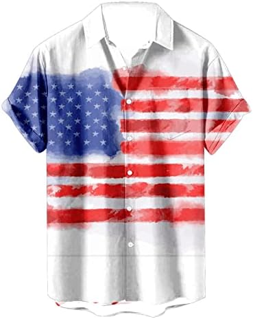 BMISEGM Summer mass camisetas de bandeira americana masculino